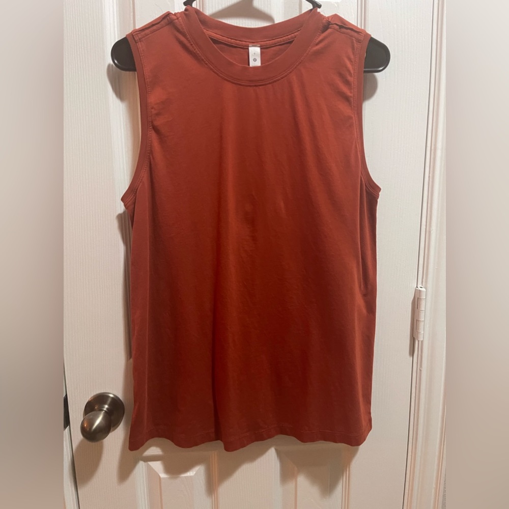 Lululemon Rust Tank Women Size 6